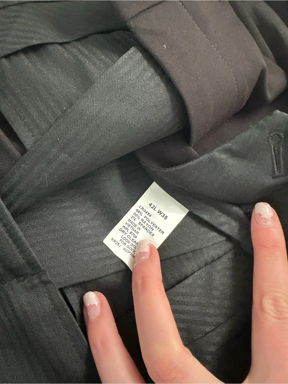 Kenneth Cole Black Single-Breasted Suit